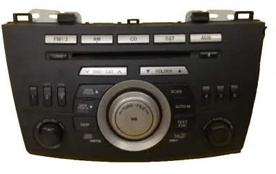 2010 Mazda 3 AM FM 6 Disk CD MP3 Player Radio Receiver BBM466ARXB OEM • $69.99