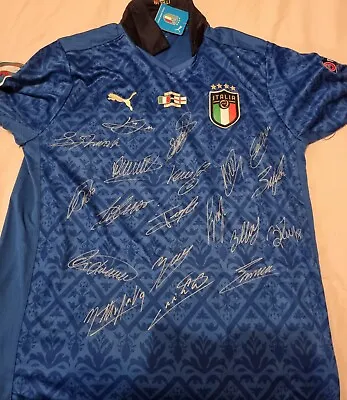 $250 • Buy Italy Euro 2020 Signed Jersey + Coa