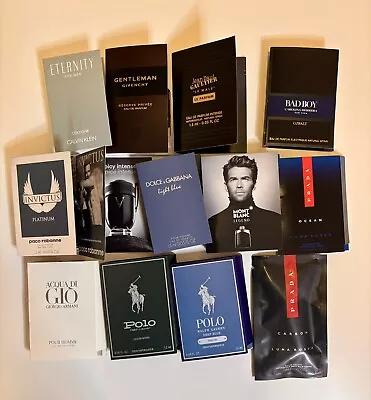 NEW Dior Givenchy Gaultier Prada Polo Perfume Luxury Cologne SAMPLE BUNDLE Lot • $25