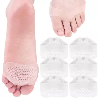 3Pair Metatarsal Pads Ball Of Foot Cushions Reusable Gel Foot Pads For Foot Pain • $9.99