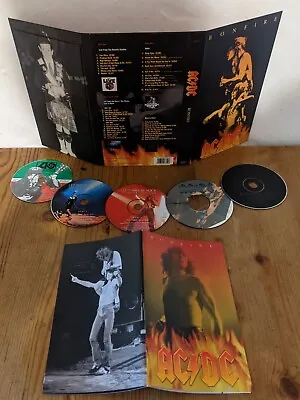 AC/DC - Bonfire - Tribute To Bon Scott (5 CD Box Set 2003) • £27.99