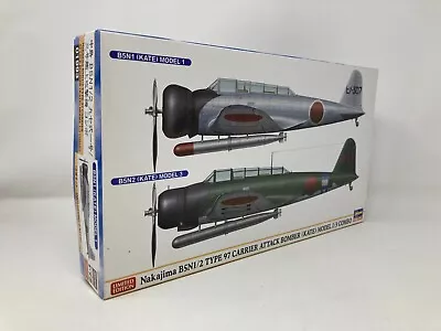 Hasegawa Nakajima B5N1/2 Type 97 Carrier Attack Bomber Kate 1/3 Combo 1/72 Scale • $50