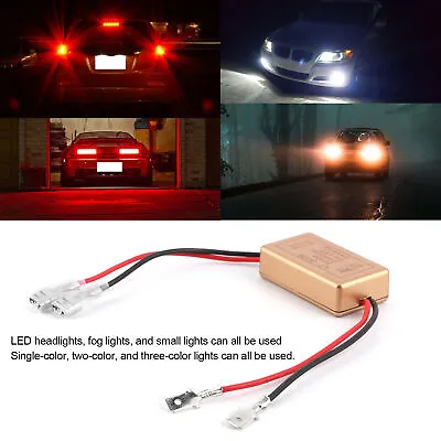 Auto LED Headlight Strobe Controller Flasher Module H1 H3 Signal Light • $9.85