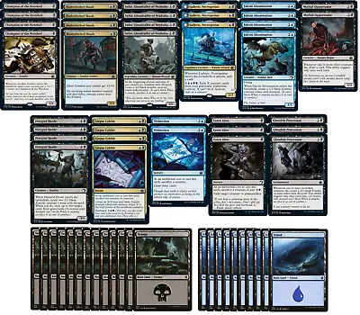 Elite Dimir Zombie Deck - Blue Black - Very Powerful - 60 Card - MTG NM/M!! • $69.95