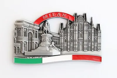 3D - MILAN - ITALY - Souvenir Fridge Magnet Kitchen Decor Holiday Gift -Metal • £4.49