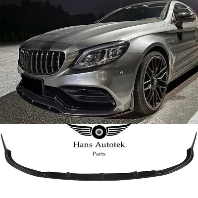 ED1 Style Carbon Fibre Front Lip For Mercedes-Benz C63s AMG W205 C205 Coupe  • $799.95