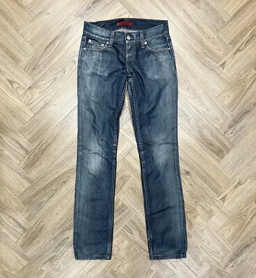 Levi’s Vintage Patty Anne Square Cut Slim Leg Blue Faded Jeans Women’s W28 L32 • £35