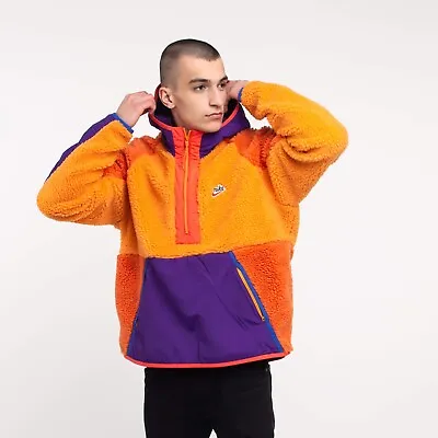 $69.33 • Buy Nike NSW HZ Winter Sherpa Hoodie BV3766 886 Multicolored New Men's Size XL