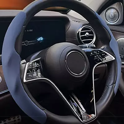 Steering Wheel Cover Anti Skid Car Accessories Ultra Thin Liquid Feel Booster • $14.30