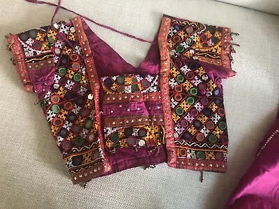 Navratri Chaniya Choli Beautiful Work Fit Well For Size 10/12 H 5.3ft • £25