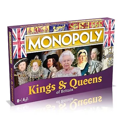 Winning Moves Kings And Queens Of Britain Monopoly Board Game Advance To Alfred • $42.87