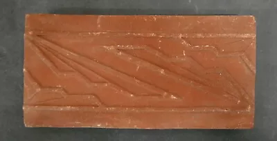 AET Vintage Terra Cotta Border Tile Unglazed American Encaustic • $40