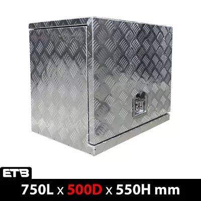 Aluminium Generator Camper Caravan Tool Box 750x500x550mm UTE/Car/Truck Toolbox • $400