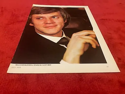 Framed Picture/picture 11x8 Malcolm Mcdowell In O Lucky Man • $28.58