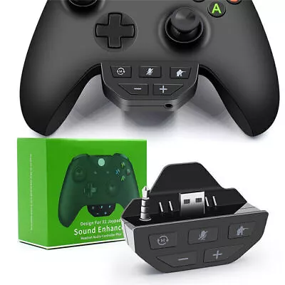 Stereo Headset Adapter Converter With 3.5 Mm Audio Jack For Xbox One Controller • $33.39