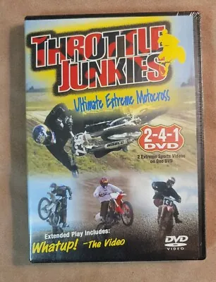 THROTTLE JUNKIES DVD Ultimate Extreme Motorcross 2 Videos On 1 DVD NIP / SEALED • $22.74