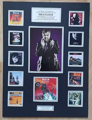 Meatloaf - Bat Out Of Hell - Unique Fully Signed / Autographed Display - Coa • £350