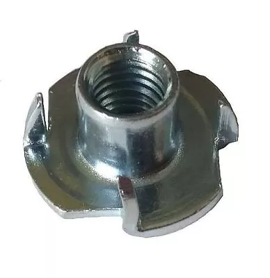£3.05 • Buy Pronged Tee Nuts T-Nuts M4 M5 M6 M8 M10 Steel Zinc Plated