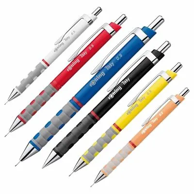 £4.99 • Buy Rotring Tikky Mechanical Pencil 0.5mm HB - 6 Colours - Technical Drawing Pencil
