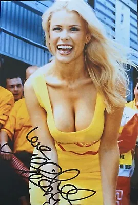 MELINDA MESSENGER GLAMOUR MODEL & TV PRESENTER PRE-PRINTED SIGNED PHOTO 10x15cm • £2.49