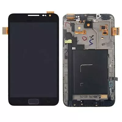 Black LCD Touch Screen Digitizer With Frame For Samsung Galaxy Note N7000 I9220 • $22.13