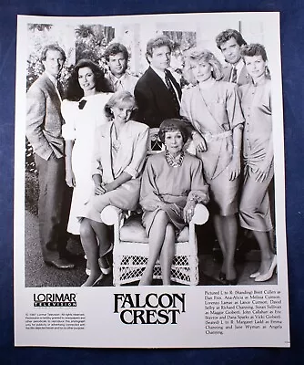 Falcon Crest Cast 8x10 Black And White Photo  • £19.23