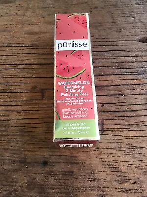 Purlisse Watermelon Energizing 2 Minute Polishing Peel 2.5oz 70 Ml Full Size NIB • $11.50