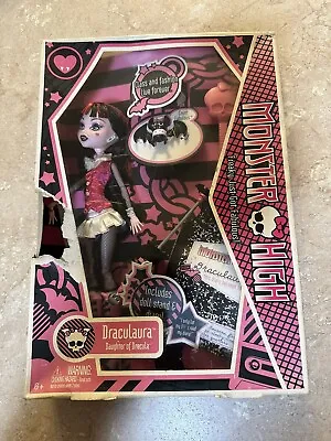2009 Original Monster High Draculaura Doll With Box W/ Stand & Diary • $249.99