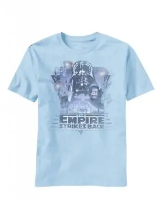 $19.51 • Buy Adult Blue Movie Star Wars Purple Empire Strikes Back Darth Vader T-Shirt Tee
