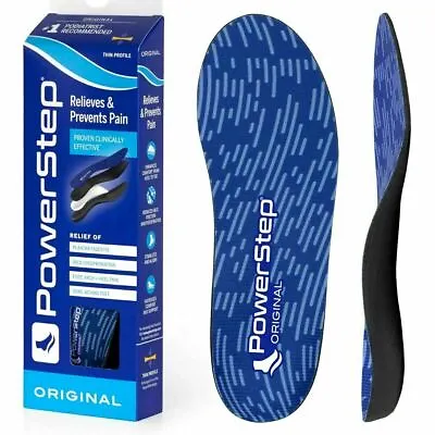 PowerStep Original Insole Full Length Inserts Orthotic Arch Support-Made In USA • $34.26