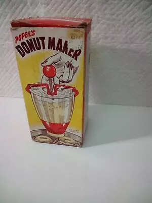 Vintage Popeil's Plastic Donut Maker W Box Rare Color Combination NICE • $21