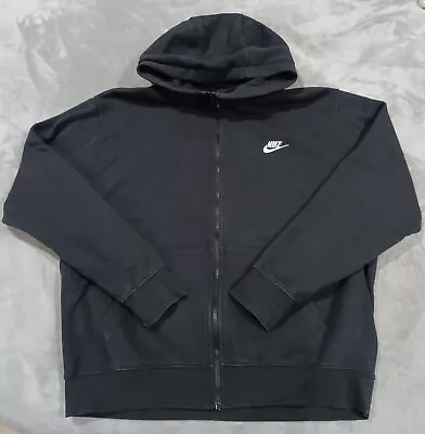 Nike Zip-up Hoodie Black Mens L • $15