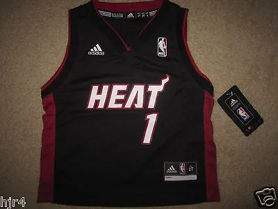 Chris Bosh #1 Miami Heat NBA Adidas Basketball Jersey Baby Toddler 2T NEW NWT • $74.99