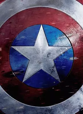 Captain America Sheild Movie Poster  Film A4 A3 Art Print Cinema • £5.99