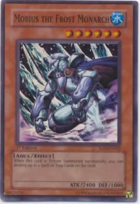 Yugioh-Mobius The Frost Monarch-Super Rare-1st Edition-SOD EN022 (MP) • $4.97