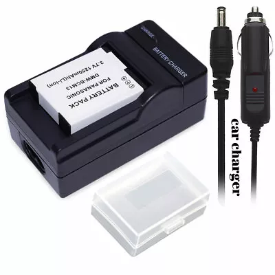 Battery +CASE +Charger DMW-BCM13E For Panasonic DMC-TZ60 DMC-TZ61 DMC-TZ70 TZ71 • $24.19