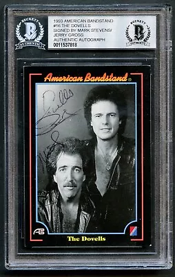 Mark Stevens & Jerry Gross Signed Autograph American Bandstand Dovells Card BAS • $39.60