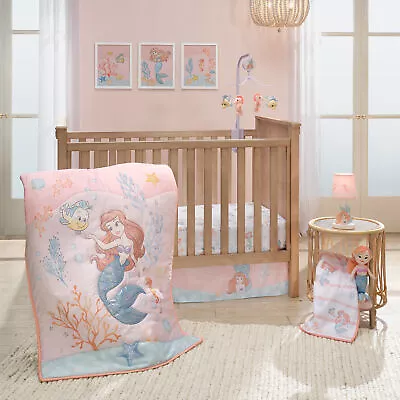 Bedtime Originals Disney Baby The Little Mermaid 3-Piece Baby Crib Bedding Set • $99.99