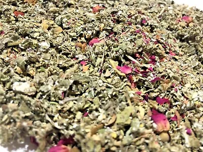 No.60 Herb Blend Mix - Damiana Mullein Marshmallow Roses Red Raspberry Leaf   • $12.50