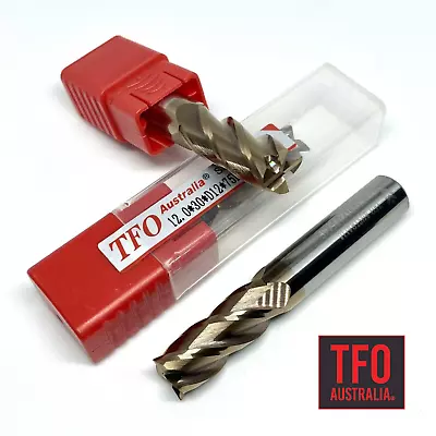 1mm - 20mm TFO Solid Carbide 4 Flute Finishing End Mills CNC Cutter Router Bits • $17.95