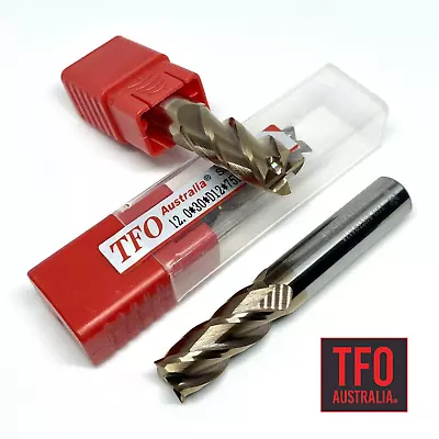 1mm - 20mm TFO Solid Carbide 4 Flute Finishing End Mills CNC Cutter Router Mill • $17.95