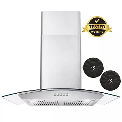 30 In. Ductless Wall Mount Exhaust Hood Vent Hood (open Box) Stainless Steel • $190.75