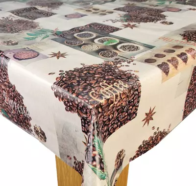 ROUND Wipe Clean PVC Vinyl  Protector Oilcloth Table Cover Tablecloth • £10.99