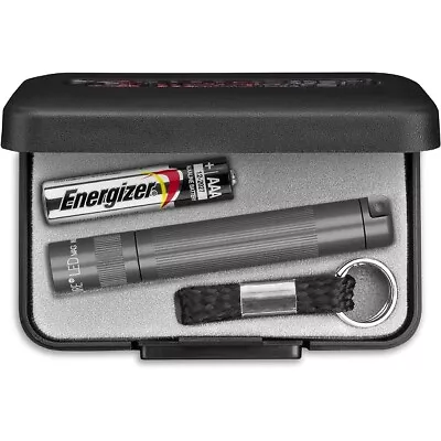 Maglite Solitaire J3A092 Gray 1X AAA LED 47 Lumen Keychain Flashlight • $23.37