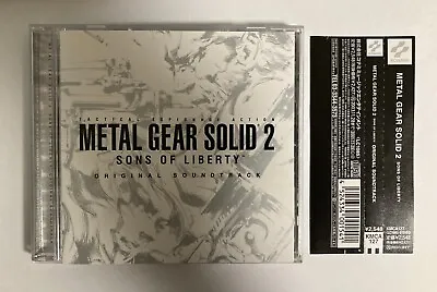 Metal Gear Solid 2 Sons Of Liberty Original Soundtrack OST Audio CD • $54.99