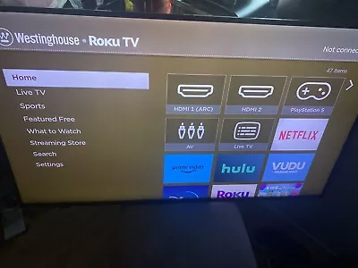 Roku Tv 55” Class – Select Series – 4K LED HDR Smart Roku TV--Model  55R4A6 • $140