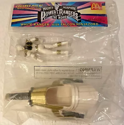 1994 McDonalds Mighty Morphin Power Rangers Movie White Ranger /Falcon Ninjazord • $18.99