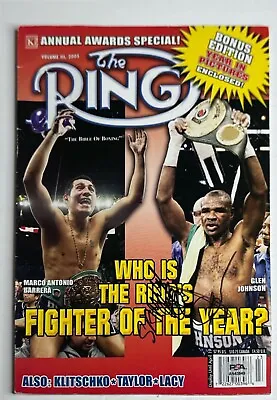 Glen Johnson Signed The Ring Boxing Magazine PSA AN43849 • $37.46