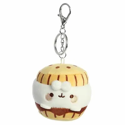 Aurora - Mini White Molang - 3  S'Mores Molang Keychain - Playful Stuffed Animal • $11.35