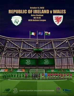 £12.99 • Buy * REPUBLIC OF IRELAND V WALES (UEFA NATIONS LEAGUE - 11th October 2020) *
